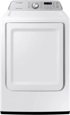 Samsung 3400 Series 7.4 Cu. Ft. White Front Load Gas Dryer