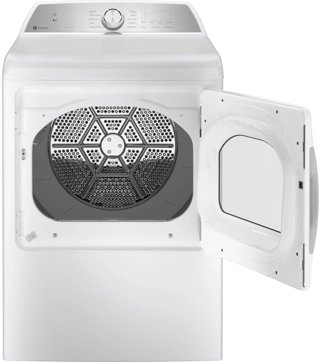 GE Profile™ 7.4 Cu. Ft. White Electric Dryer 4 GE Profile™ 7.4 Cu. Ft. White Electric Dryer - Image 2