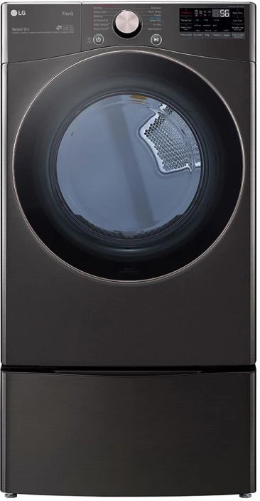 Open Box **Scratch And Dent** LG 7.4 Cu. Ft. Black Steel Front Load Electric Dryer 11 Open Box **Scratch And Dent** LG 7.4 Cu. Ft. Black Steel Front Load Electric Dryer - Image 9