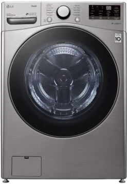 Open Box **Scratch And Dent** LG 4.5 Cu. Ft. Graphite Steel Front Load Washer