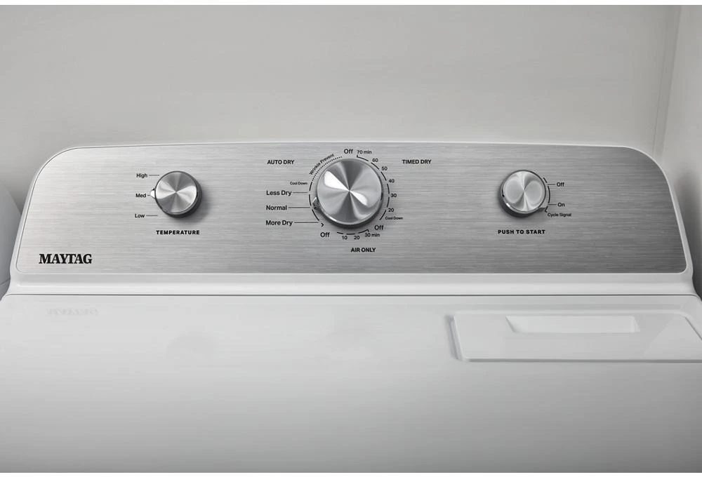 Maytag® 7.0 Cu. Ft. White Front Load Electric Dryer 10 Maytag® 7.0 Cu. Ft. White Front Load Electric Dryer - Image 8