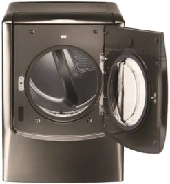 LG Signature 9.0 Cu. Ft. Black Stainless Steel Front Load Electric Dryer -Samsung LG Store dlex9500k11