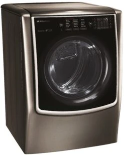 LG Signature 9.0 Cu. Ft. Black Stainless Steel Front Load Electric Dryer -Samsung LG Store dlex9500k15