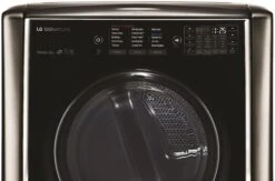 LG Signature 9.0 Cu. Ft. Black Stainless Steel Front Load Electric Dryer -Samsung LG Store dlex9500k9