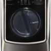 LG Signature 9.0 Cu. Ft. Black Stainless Steel Front Load Gas Dryer -Samsung LG Store dlgx9501k3