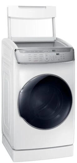Samsung 7.5 Cu. Ft. White FlexDry™ Electric Dryer -Samsung LG Store dve60m9900w6