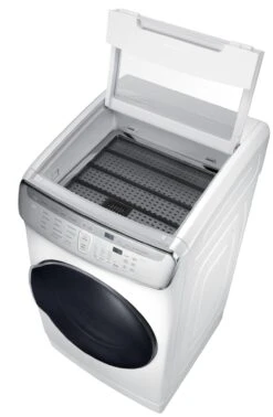 Samsung 7.5 Cu. Ft. White FlexDry™ Electric Dryer -Samsung LG Store dve60m9900w8