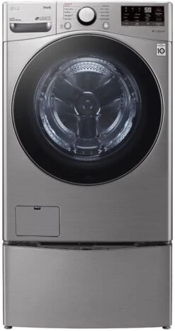 Open Box **Scratch And Dent** LG 4.5 Cu. Ft. Graphite Steel Front Load Washer -Samsung LG Store e14fbfa3 3323 4fdc 9b7f 8b4ce6aca28a