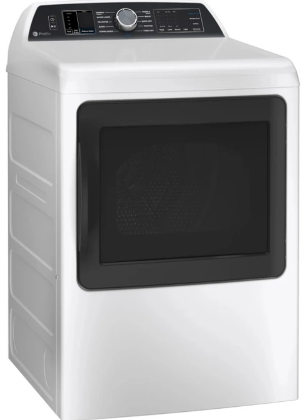 GE Profile™ 7.4 Cu. Ft. White Front Load Gas Dryer 4 GE Profile™ 7.4 Cu. Ft. White Front Load Gas Dryer - Image 2