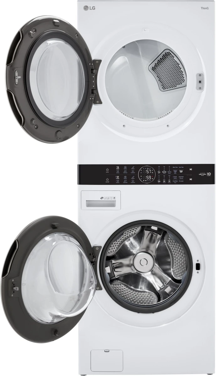 LG 4.5 Cu. Ft. Washer, 7.4 Cu. Ft. Dryer White Stack Laundry 7 LG 4.5 Cu. Ft. Washer, 7.4 Cu. Ft. Dryer White Stack Laundry - Image 5