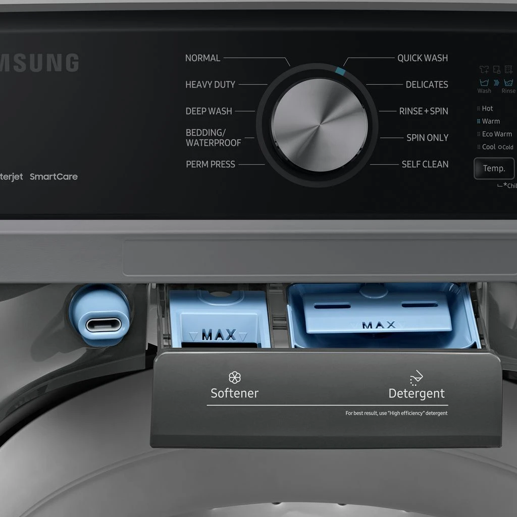Samsung 4.5 Cu. Ft. Platinum Stainless Steel Top Load Washer 11 Samsung 4.5 Cu. Ft. Platinum Stainless Steel Top Load Washer - Image 9