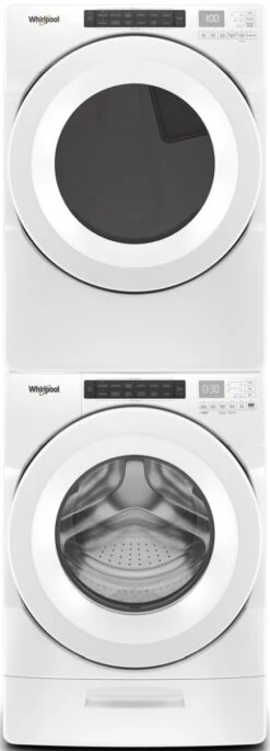 Open Box **Scratch And Dent** Whirlpool® 7.4 Cu. Ft. White Front Load Gas Dryer -Samsung LG Store e4319fb2 ca33 4b01 83bf 75c3394647f5