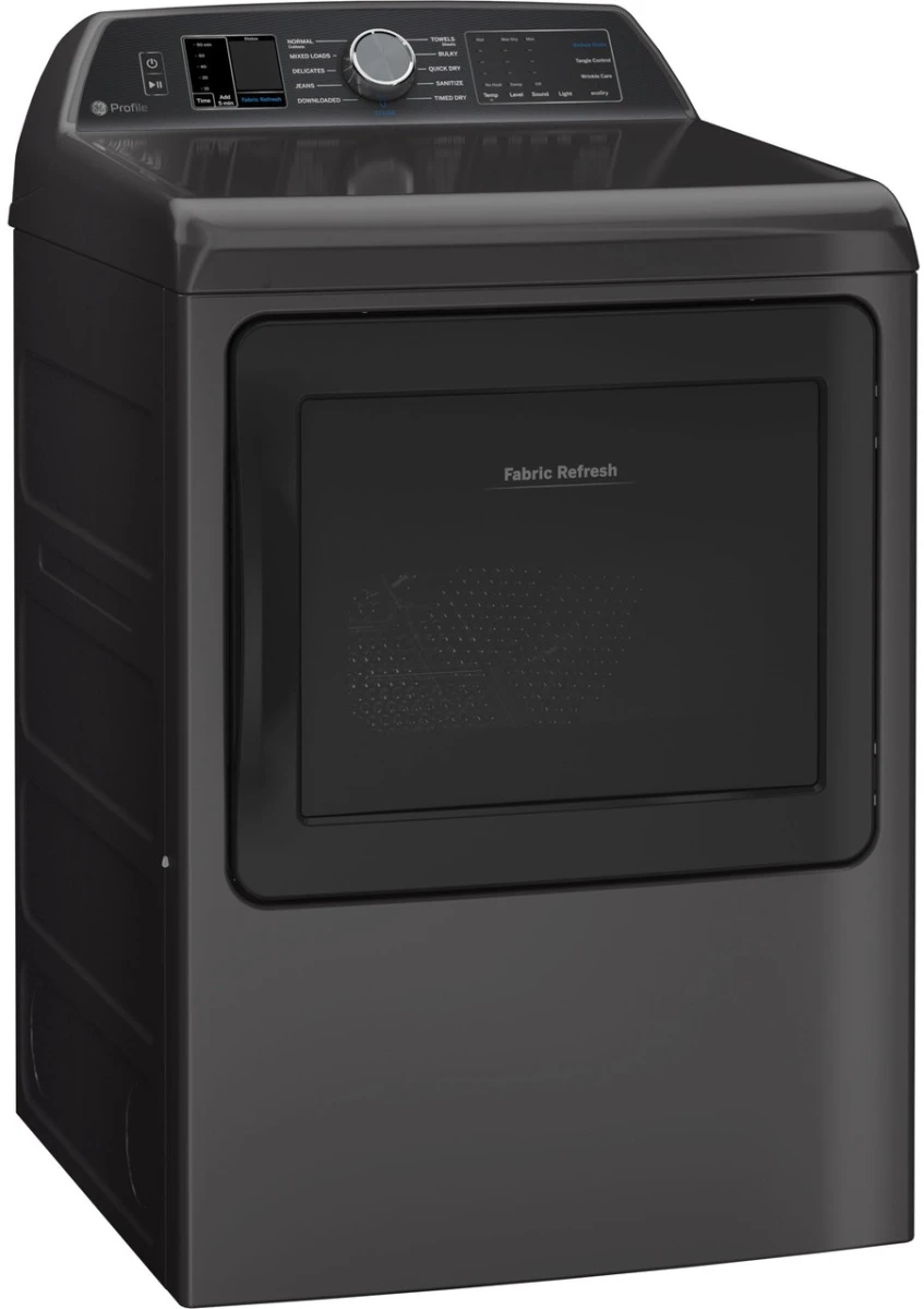 GE Profile™ 7.3 Cu. Ft. Diamond Gray Front Load Electric Dryer 5 GE Profile™ 7.3 Cu. Ft. Diamond Gray Front Load Electric Dryer - Image 3