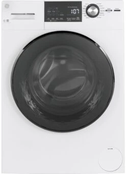 Open Box **Scratch And Dent** GE® 2.4 Cu. Ft. White Front Load Washer