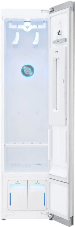 Open Box **Scratch And Dent** LG Styler White Steam Clothing Care System 13 Open Box **Scratch And Dent** LG Styler White Steam Clothing Care System -Samsung LG Store e64b63eb fbdf 4ce8 89aa ddfeca2c612d