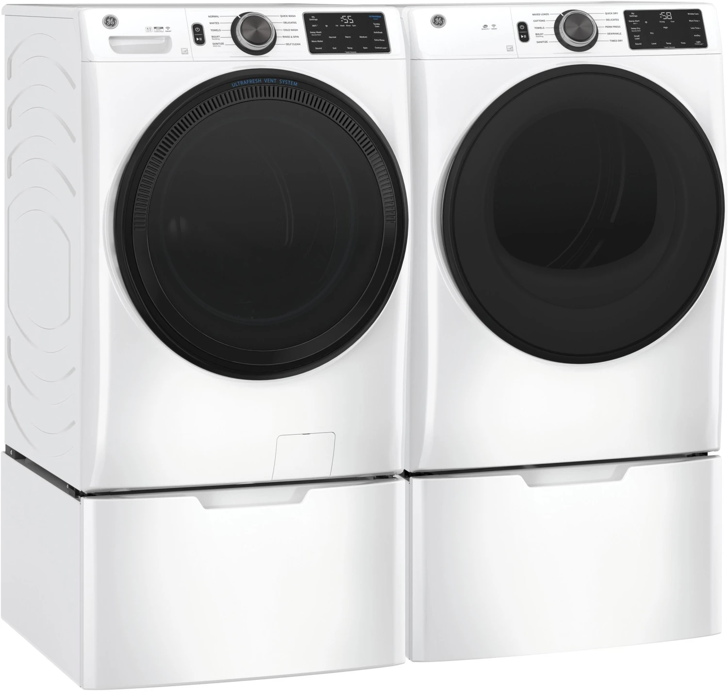 GE® 7.8 Cu. Ft. White Smart Front Load Electric Dryer 9 GE® 7.8 Cu. Ft. White Smart Front Load Electric Dryer - Image 7