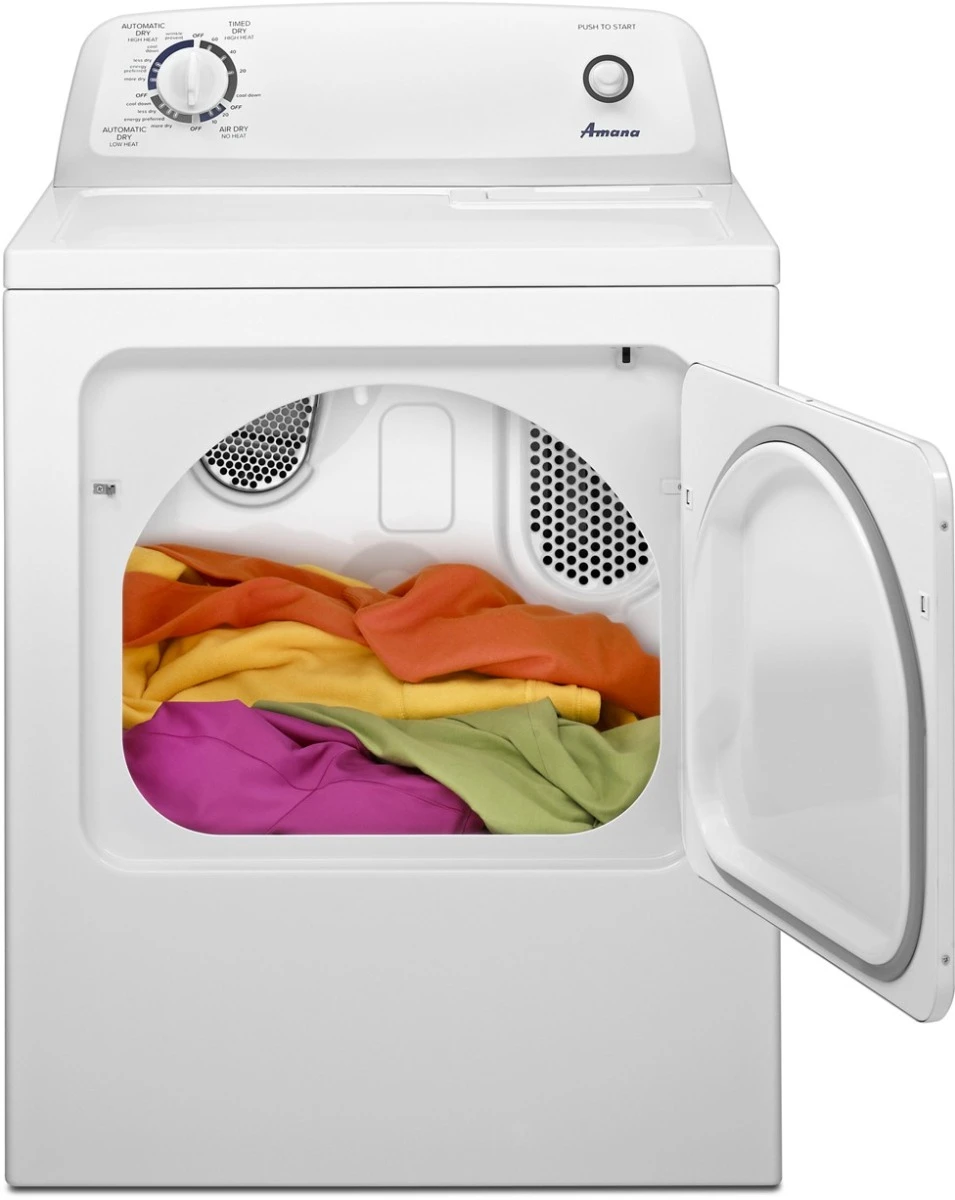 Amana® 6.5 Cu. Ft. White Front-Load Electric Dryer 5 Amana® 6.5 Cu. Ft. White Front-Load Electric Dryer - Image 3