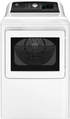GE® 7.4 Cu. Ft. White Front Load Electric Dryer