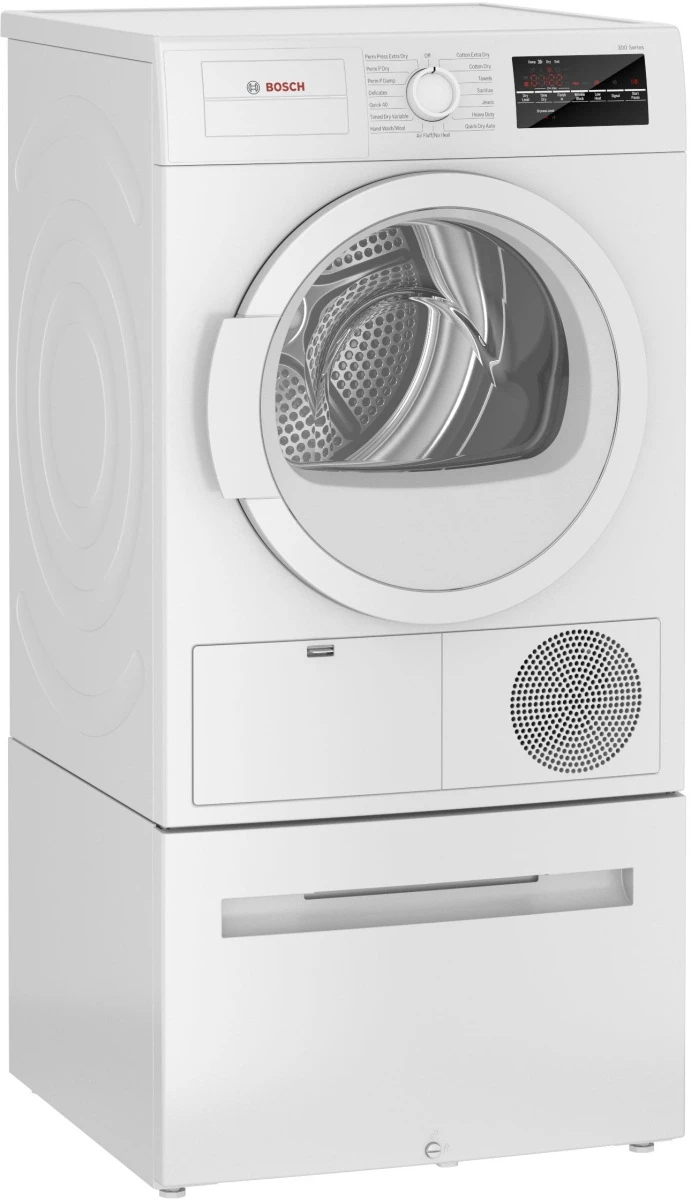 Open Box **Scratch And Dent** Bosch® 300 Series 4.0 Cu. Ft. White Front Load Electric Dryer 10 Open Box **Scratch And Dent** Bosch® 300 Series 4.0 Cu. Ft. White Front Load Electric Dryer - Image 8