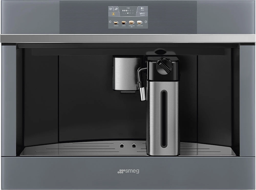 Smeg Linea 24" Mystic Gray Fully Automatic Coffee System 3 Smeg Linea 24" Mystic Gray Fully Automatic Coffee System