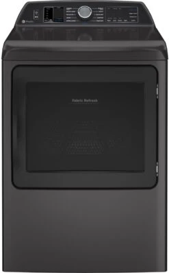 GE Profile™ 7.3 Cu. Ft. Diamond Gray Front Load Electric Dryer