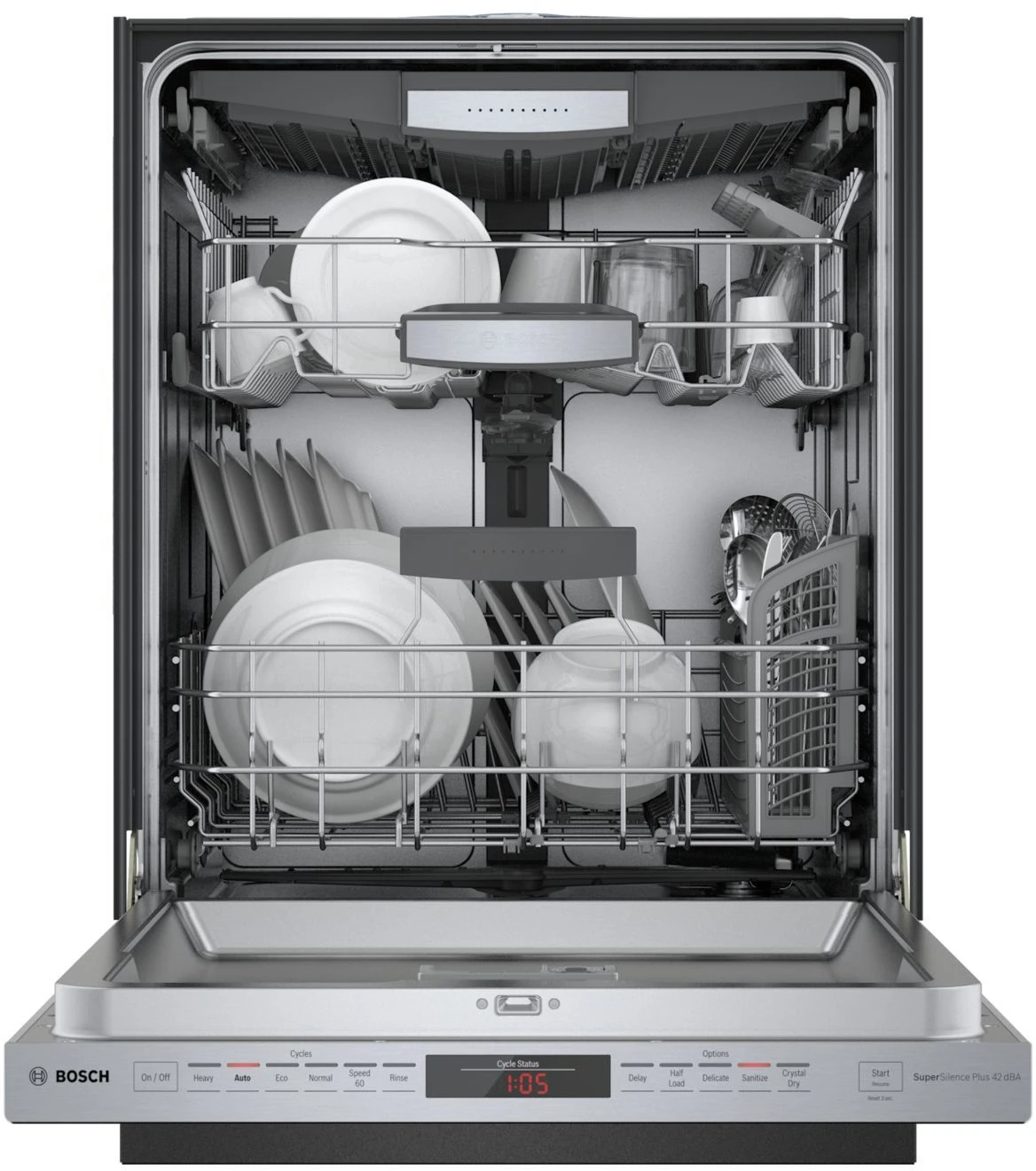 Bosch® 800 Series 24" Stainless Steel Top Control Built In Dishwasher 4 Bosch® 800 Series 24" Stainless Steel Top Control Built In Dishwasher - Image 2