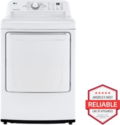LG 7.3 Cu. Ft. White Front Load Gas Dryer -Samsung LG Store ecf6a44b 6ea7 470e 890d a5bf98154578