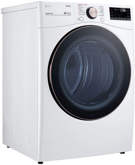 Open Box **Scratch And Dent** LG 7.4 Cu. Ft. White Front Load Gas Dryer 5 Open Box **Scratch And Dent** LG 7.4 Cu. Ft. White Front Load Gas Dryer - Image 3
