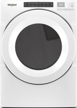 Open Box **Scratch And Dent** Whirlpool® 7.4 Cu. Ft. White Front Load Gas Dryer