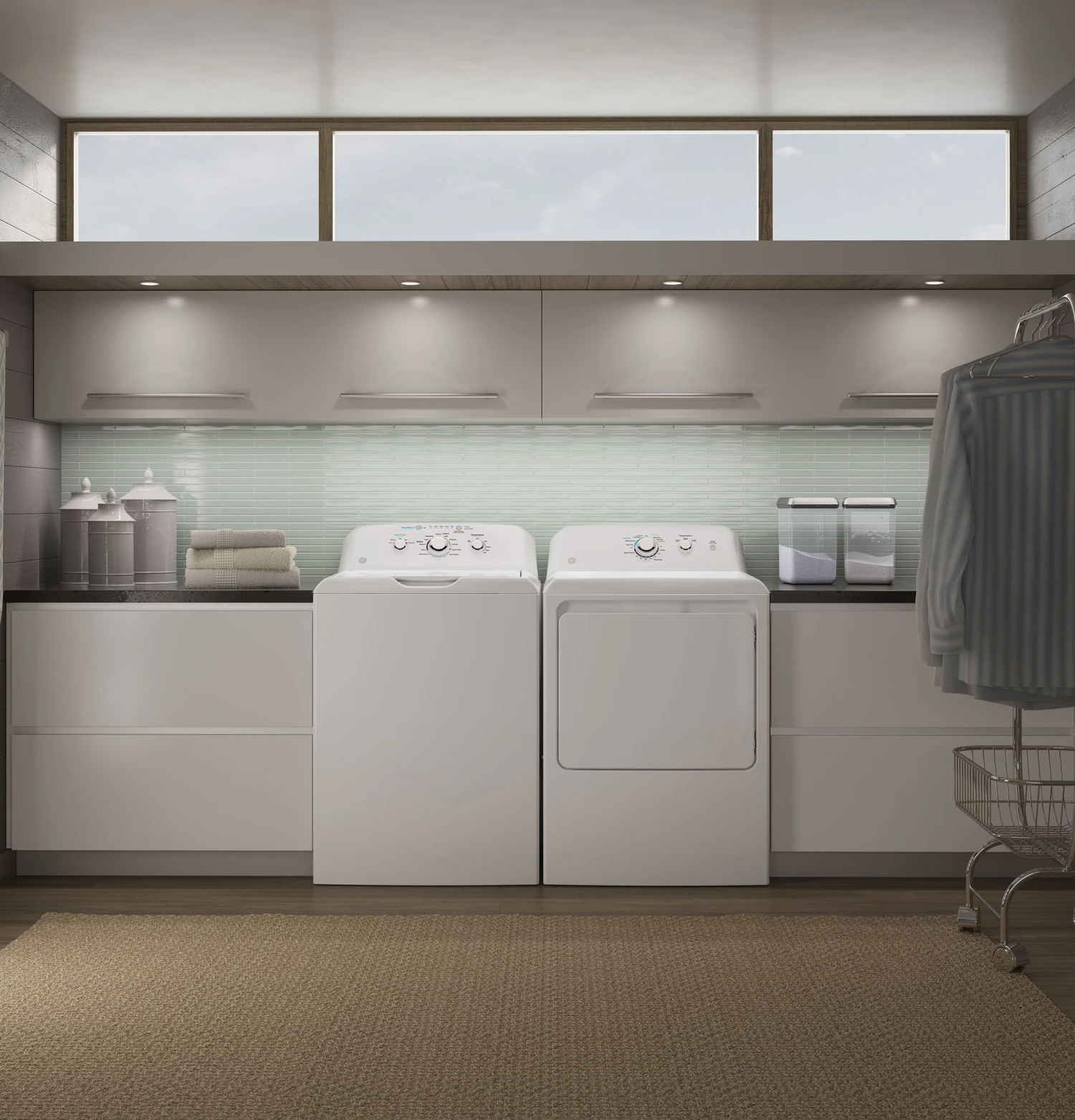 GE Laundry Pair Package 377 GTW335ASNWW-GTD33EASKSS 3 GE Laundry Pair Package 377 GTW335ASNWW-GTD33EASKSS