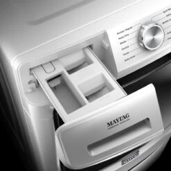 Maytag® 4.8 Cu. Ft. White Front Load Washer -Samsung LG Store ef456a14 a6a1 4aa0 9ce6 bc844d4ad5a2