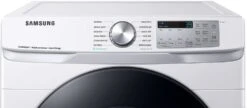 Open Box **Scratch And Dent** Samsung 7.5 Cu. Ft. White Front Load Gas Dryer -Samsung LG Store f0504451 4bd7 4baf ad27 9236f4fc5e9b