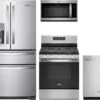 Whirlpool® 4 Piece Kitchen Package-Stainless Steel -Samsung LG Store f34428a4 cdea 4669 b719 4b29205ced32
