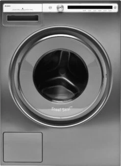 Open Box **Scratch And Dent** ASKO Logic 2.8 Cu. Ft. Titanium Front Load Washer