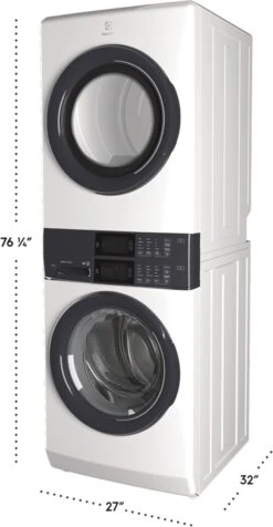 Electrolux 300 Series 4.5 Cu. Ft. Washer, 8.0 Cu. Ft. Gas Dryer White Stack Laundry 16 Electrolux 300 Series 4.5 Cu. Ft. Washer, 8.0 Cu. Ft. Gas Dryer White Stack Laundry -Samsung LG Store f6051536 ab9d 4a93 b7a5 ad5d74d62533