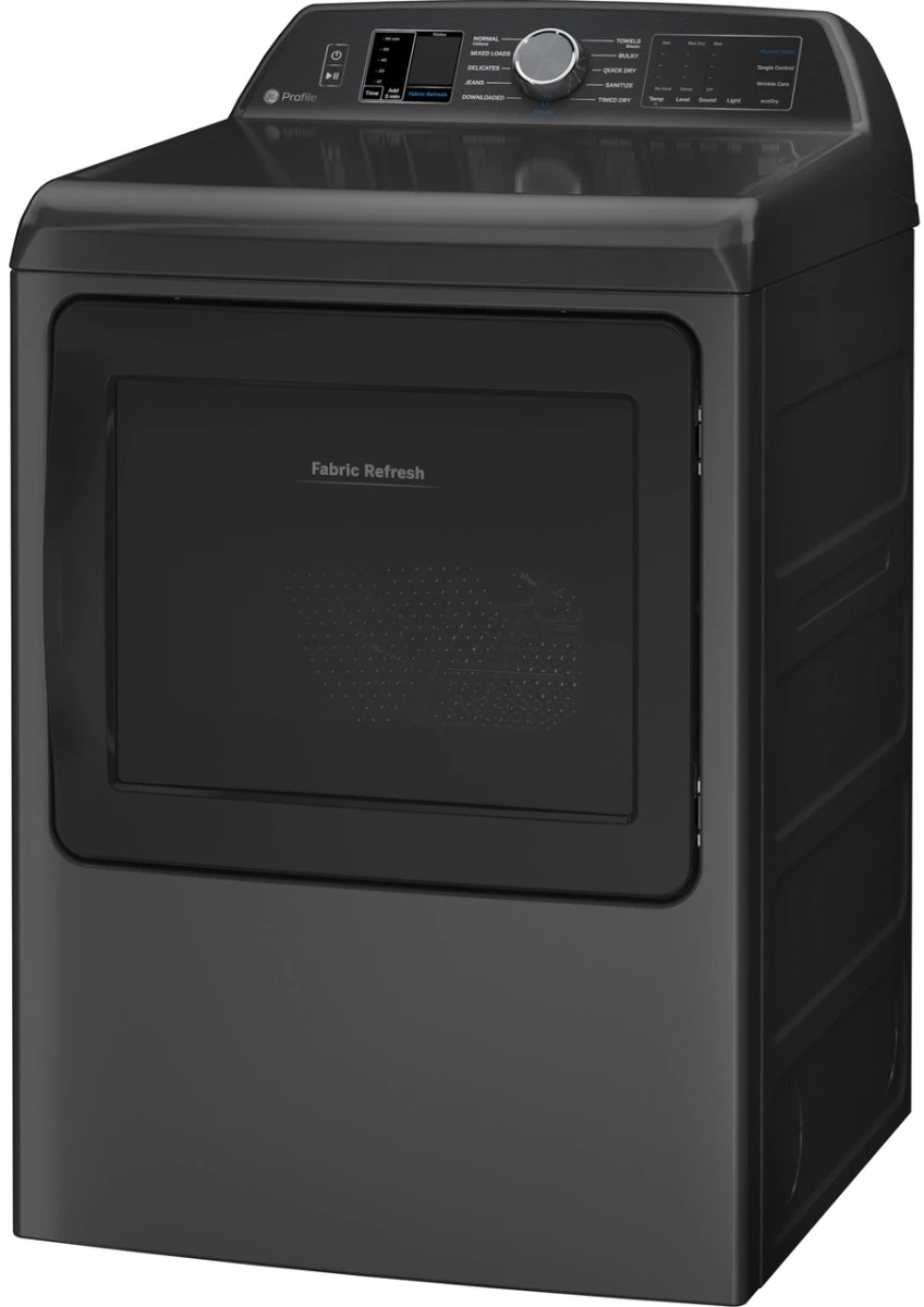 GE Profile™ 7.3 Cu. Ft. Diamond Gray Front Load Electric Dryer 6 GE Profile™ 7.3 Cu. Ft. Diamond Gray Front Load Electric Dryer - Image 4