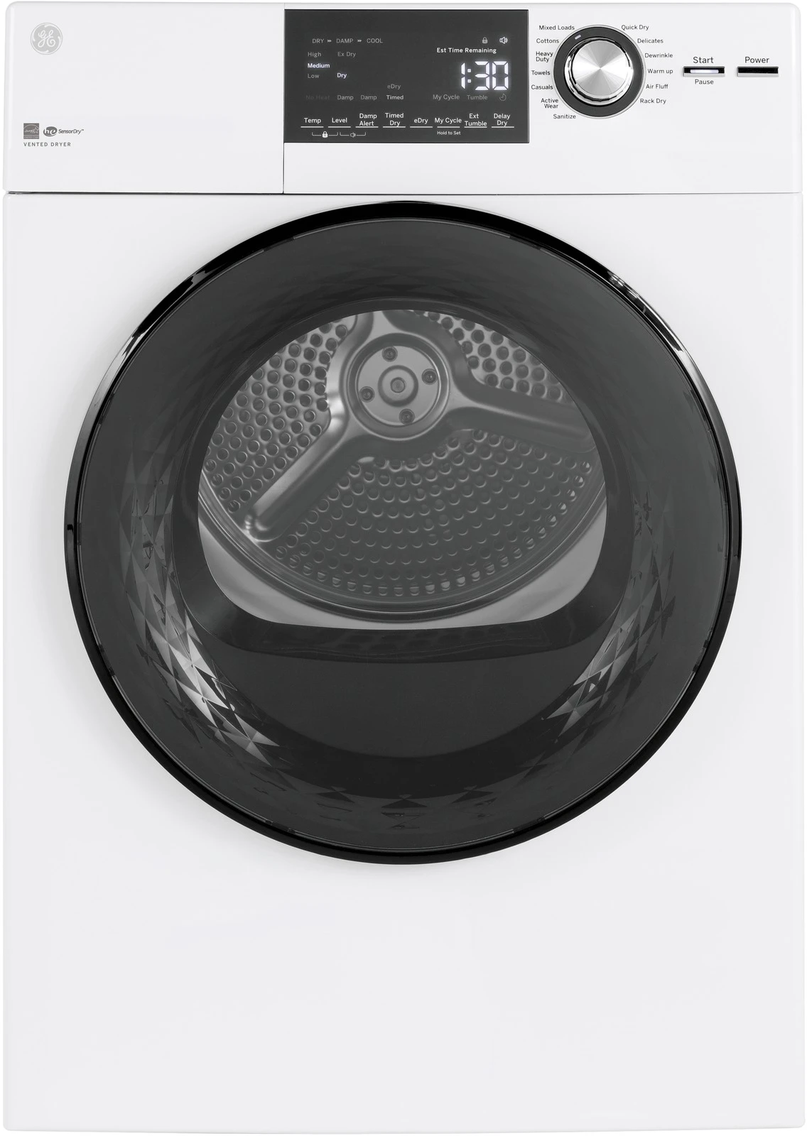 Open Box **Scratch And Dent** GE® 4.3 Cu. Ft. White Electric Dryer 3 Open Box **Scratch And Dent** GE® 4.3 Cu. Ft. White Electric Dryer