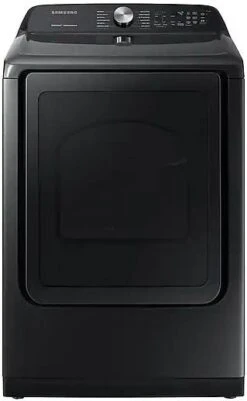 Samsung 7.4 Cu. Ft. Fingerprint Resistant Black Stainless Steel Front Load Gas Dryer