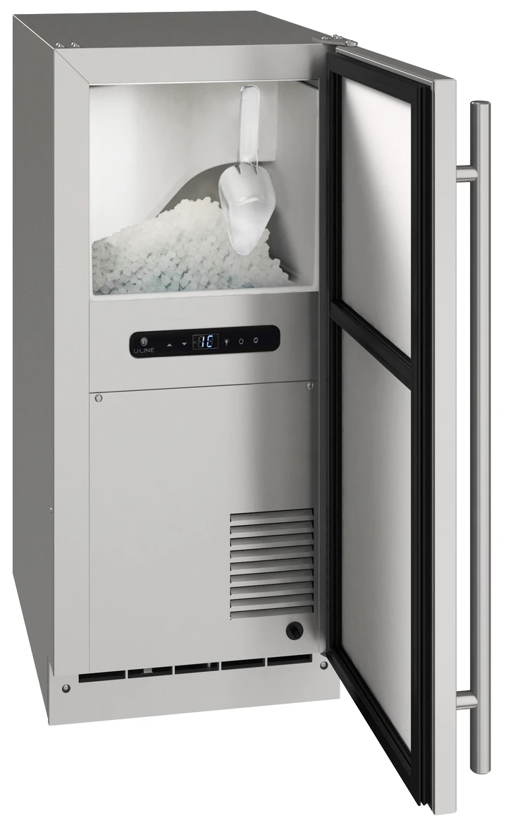 Open Box **Scratch And Dent** U-Line® 15" Stainless Solid Outdoor Clear Ice Maker 4 Open Box **Scratch And Dent** U-Line® 15" Stainless Solid Outdoor Clear Ice Maker - Image 2