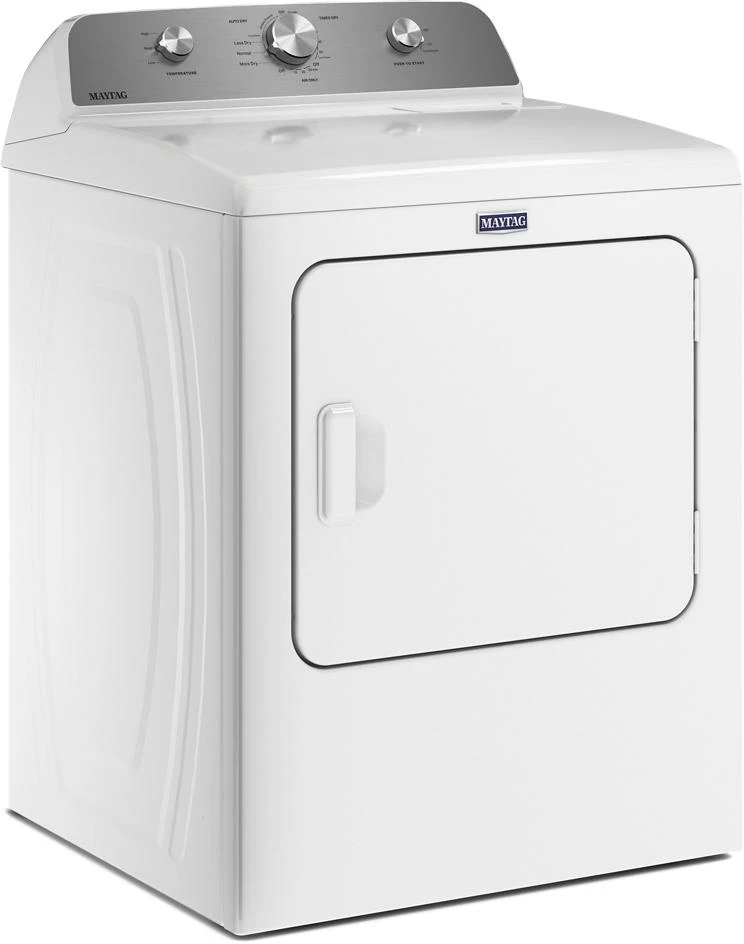 Maytag® 7.0 Cu. Ft. White Front Load Gas Dryer 4 Maytag® 7.0 Cu. Ft. White Front Load Gas Dryer - Image 2