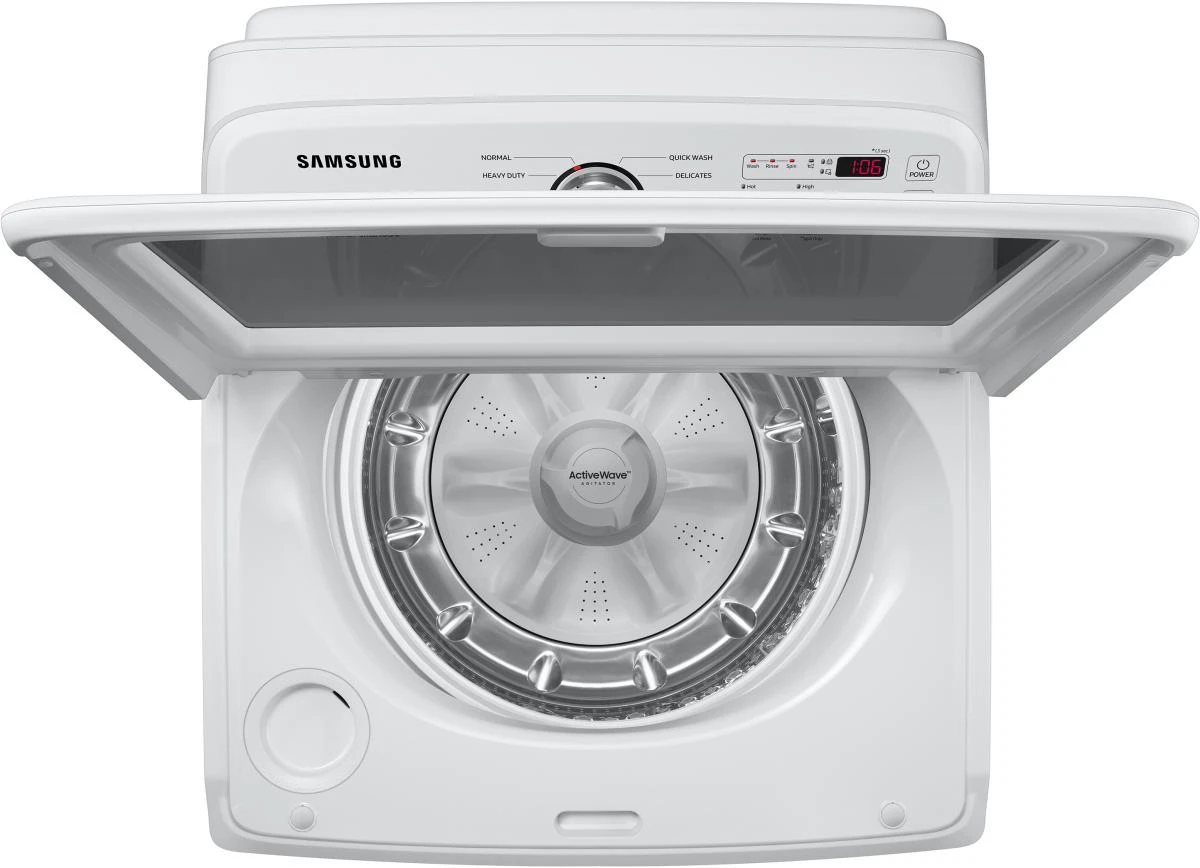 Samsung 5105 Series 4.9 Cu. Ft. White Top Load Washer 6 Samsung 5105 Series 4.9 Cu. Ft. White Top Load Washer - Image 4