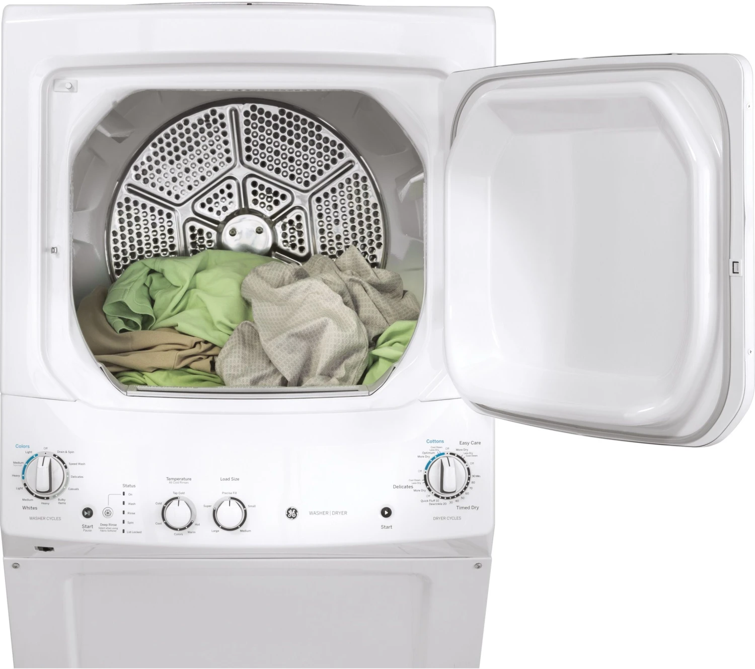 GE® Unitized Spacemaker® 3.8 Cu. Ft. Washer, 5.9 Cu. Ft. White On White Electric Dryer 6 GE® Unitized Spacemaker® 3.8 Cu. Ft. Washer, 5.9 Cu. Ft. White On White Electric Dryer - Image 4