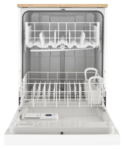 Whirlpool® 24" Portable Dishwasher-White -Samsung LG Store wdp370pahw3