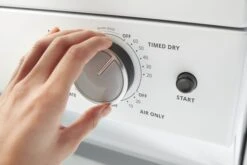 Open Box Whirlpool® Electric Stacked Laundry-White -Samsung LG Store wet4124hw3